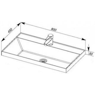 Мебельная раковина Aquanet Орлеан 179395 80 см